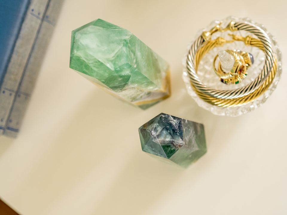 Fluorite Crystals Crystals Towers 