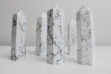 Load image into Gallery viewer, Howlite Towers