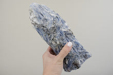 Load image into Gallery viewer, Medium Blue Kyanite Flat Base Cluster