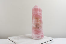 Load image into Gallery viewer, Large Rose Quartz Tower