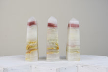 Load image into Gallery viewer, Pink Banded Calcite Towers