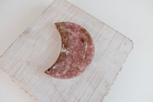 Load image into Gallery viewer, Rose Calcite Moon Dish