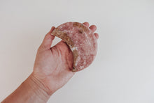 Load image into Gallery viewer, Rose Calcite Moon Dish