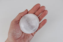 Load image into Gallery viewer, Selenite Palm Stones Soap Stones Healing Crystals