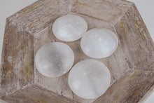 Load image into Gallery viewer, Selenite Palm Stones Soap Stones Healing crystals
