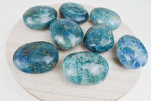 Load image into Gallery viewer, Blue Apatite Palm Stones
