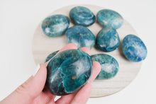 Load image into Gallery viewer, Blue Apatite Palm Stones
