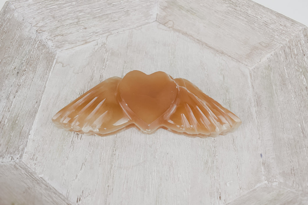 Honey Calcite Angel Wings